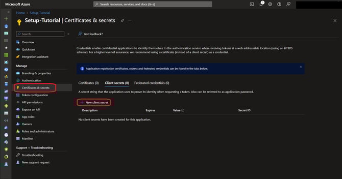 OpenClientSecrets